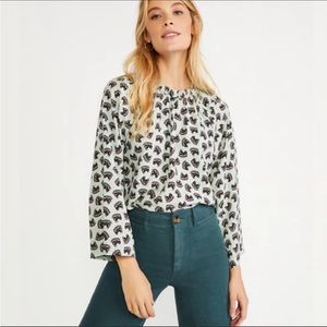 NWT - Horse Print Ann Taylor Top